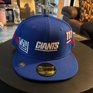 New Era x Just Don x New York Giants 59FIFTY Fitted Hat Blue Size 7 1/2 New Rare